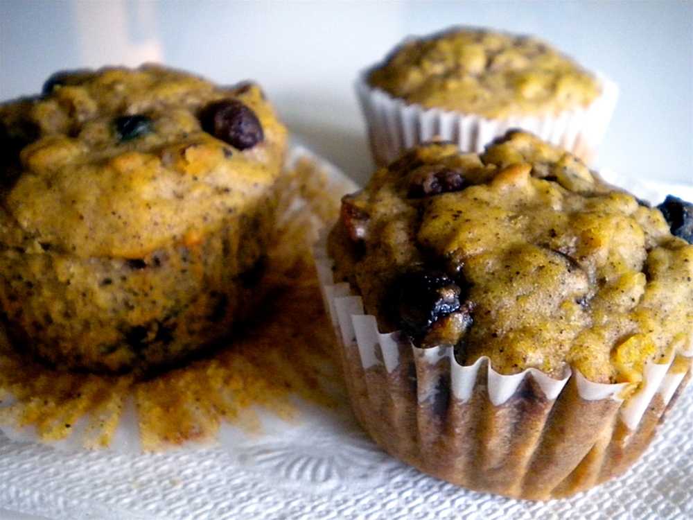 fruit and nut oatmeal muffins